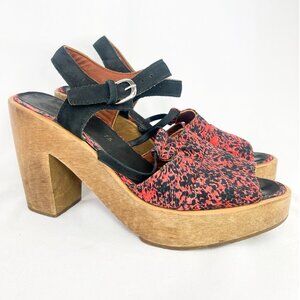 Rachel Comey Lea Platform Clog Sandals sz 7.5